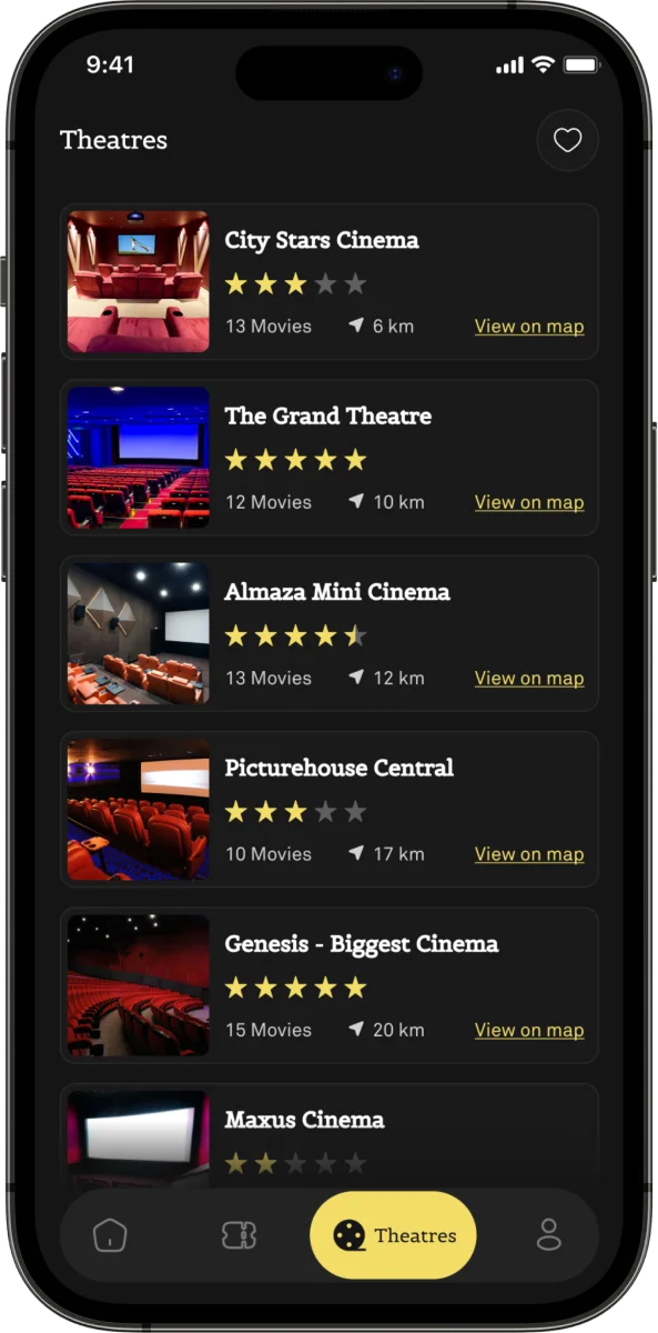theatres screen